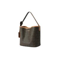  FION/菲安妮 小众老花 女士水桶包