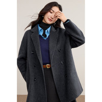 SENTUBILA/尚都比拉 保暖 女士毛呢大衣 黛灰色 XS