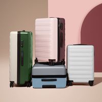 百亿补贴：90分 明星双面行李箱 白拼绿 20寸