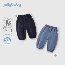 jellybaby 抑菌耐磨 女童牛仔裤