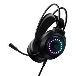 惠普 1603 USB-A接口 黑色 7.1虚拟音效 头戴式游戏耳机