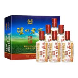 泸州老窖 六年窖头曲 45度浓香型白酒125mL*6瓶整箱装 纯粮食酒