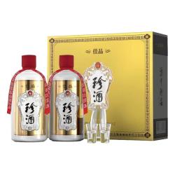 珍酒 佳品经典酱香型白酒53度500ml*2瓶礼盒