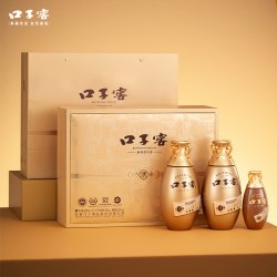 口子窖 古窖清 50度 兼香型白酒 500ml*2瓶+100ml