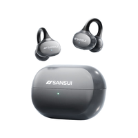 山水 AI翻 蓝牙耳机 舒适加强丨枪灰