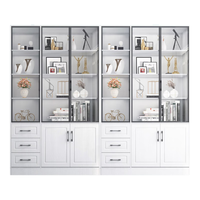  TANGJI/唐辑 自由组合 玻璃门书柜 三门120*35*200cm