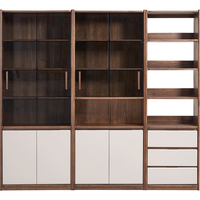  LINSY/林氏家居 中古风 实木书柜