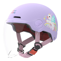  LUYUAN/绿源 3C认证 儿童头盔 小马宝莉-紫色-【长透镜】