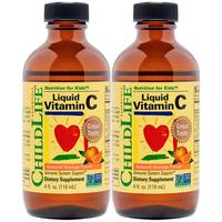 CHILDLIFE 宝宝爱喝的VC！童年时光VC甜橙 118ml*2瓶 酸甜好喝