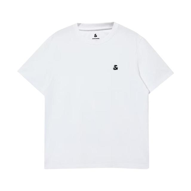 杰克琼斯 夏季百搭舒适纯色短袖