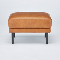 NITORI ANV001 美拉德皮质实木沙发 脚凳