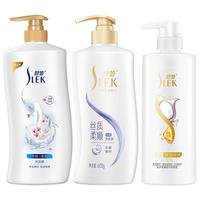  SLEK/舒蕾 去屑清爽 洗护套装+洗发水+护发素+沐浴露