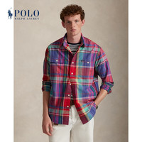Polo Ralph Lauren 拉夫劳伦 男装 26春经典版格纹牛津布棉工作衬衫 600-多色 M