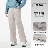 CAMEL/骆驼 加绒保暖 女士滑雪裤 轻霜白,女,A25CZ19219