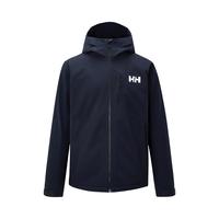 HELLY HANSEN/哈雷汉森 男士防风连帽软壳衣 黑色 M