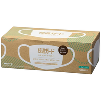 HAKUGEN/白元 防飞沫花粉尘雾霾 三层防护型口罩 三层口罩防护舒适防护40枚普通大小