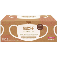 HAKUGEN/白元 防飞沫花粉尘雾霾 一次性口罩 三层口罩防护舒适防护40枚小号