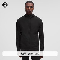  lululemon/露露乐蒙 防风 男士运动夹克 黑色 XL