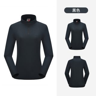  SCALER/思凯乐 速干 户外长袖T恤 黑色 XXXL