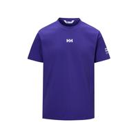  HELLY HANSEN/哈雷汉森 透气速干 中性款速干短袖T恤 紫色