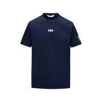  HELLY HANSEN/哈雷汉森 透气速干 中性款短袖T恤 藏青色