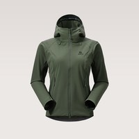 凯乐石 防风防泼耐磨 女士软壳衣 涧松绿 M