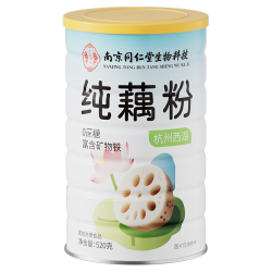 西知堂 0添加蔗糖 藕粉 西湖纯藕粉520g/罐