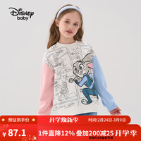 迪士尼 宽松 儿童卫衣