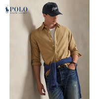 RALPH LAUREN Polo Ralph Lauren 拉夫劳伦 男装 26年春季经典版棉牛津布衬衫RL100684 260-棕黄色 XL