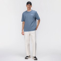 lululemon Heavyweight 男士高克重棉质针织T恤 钢青 M