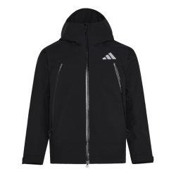 adidas 防水透湿耐磨 冲锋衣 黑色 M