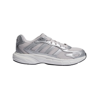 adidas 复古 女士运动鞋 浅灰/金属银/亮白 36