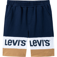 Levi's 李维斯童装男童短裤夏季儿童舒适纯棉休闲撞色裤子 深靛蓝 110 /50 【身高98-104cm】