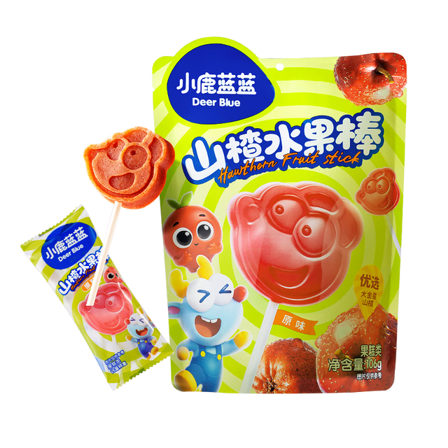 今日必买：小鹿蓝蓝 山楂水果棒原味 106g
