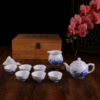錦鳯 釉下彩手绘 功夫茶具 茶壶