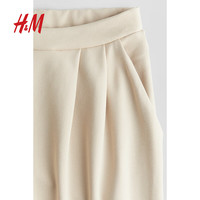  H&M 女童长裤 浅米色 170 170/75 (14Y+)
