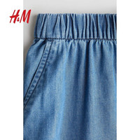  H&M 舒适松紧腰 女童牛仔裤