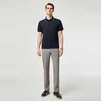 雅戈尔 短袖POLO男翻领可机洗桑蚕丝混纺面料柔软舒适商务配搭