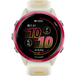 佳明 Forerunner 570 炽动红 42mm 心率血氧智能运动手表
