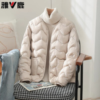 雅鹿 女士轻薄羽绒服 短款圆领内胆