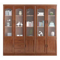  ZHONGWEI/中伟 整墙落地 文件柜 新中式五门