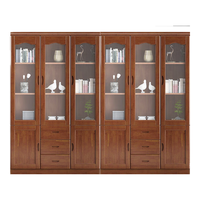  ZHONGWEI/中伟 整墙落地 书柜 新中式六门