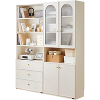  QuanU/全友 轻奢 书柜 （带抽+玻璃门）书柜