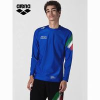百亿补贴：arena 运动T恤长袖防晒休闲运动男女团队服速干吸汗领奖服沙滩冲浪