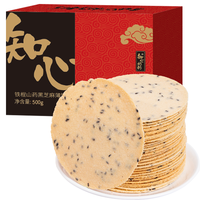 知心奶奶 铁棍山药黑芝麻薄饼 500g