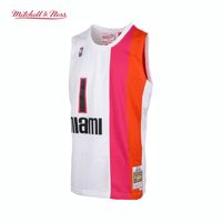 百亿补贴：Mitchell&Ness NBA官方热火克里斯波什SW球衣夏季运动休闲T恤背心