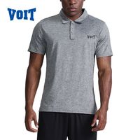 百亿补贴：沃特 提花polo衫男士短袖t恤夏季休闲有领上衣潮流刺绣修身翻领