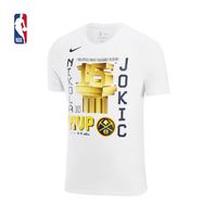 百亿补贴：NBA 约基奇23赛季MVP掘金纪念T恤纯棉日常正品