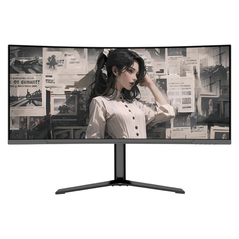 兰利浦 HC-L340A 240Hz WQHD曲面电竞显示器 34英寸 3440×1440 1500R