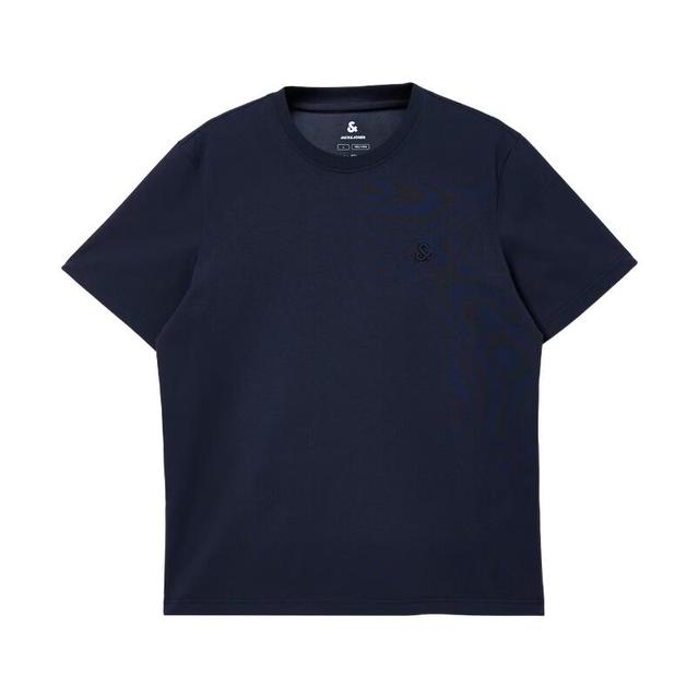 PLUS会员：杰克琼斯 男士纯色凉感短袖T恤 门店有售